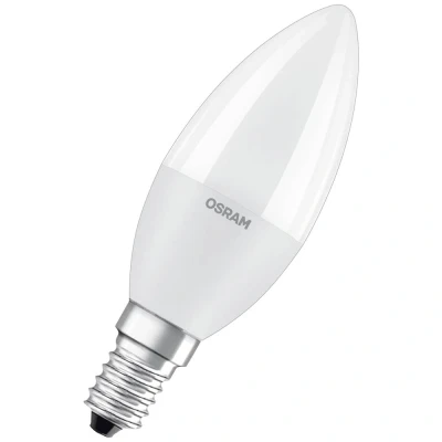 Afbeelding van OSRAM 4058075832022 LED lamp Energielabel F (A G) E14 Kaars 7.5 W = 60 Neutraalwit (Ø x l) 39 mm 115 1 stuk(s)