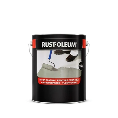 Afbeelding van rust oleum 7100 vloercoating ral 7035 lichtgrijs 750 ml