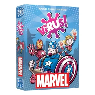 Afbeelding van Tranjis Games Virus Marvel Kaartspel, superhelden, 2 tot 5 spelers, minimumleeftijd 8 jaar, taal Spaans