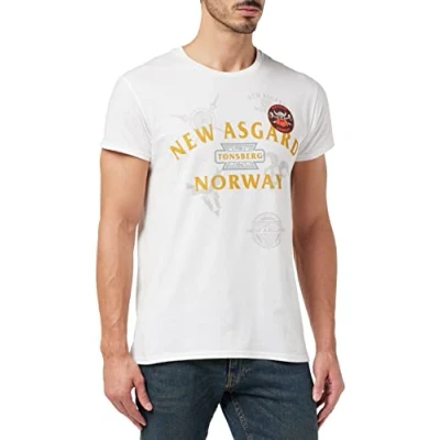Afbeelding van Marvel METLATMTS010 T shirt voor heren, wit, XXL, Wit., XXL