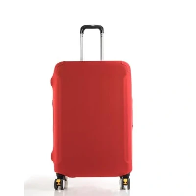 Afbeelding van CHUANGOU Bagage Cover Protector, Koffer Covers Protector Elastische Reizen Stofdicht Trolley Case Beschermhoes Past 45 32 Inch, Rood, S