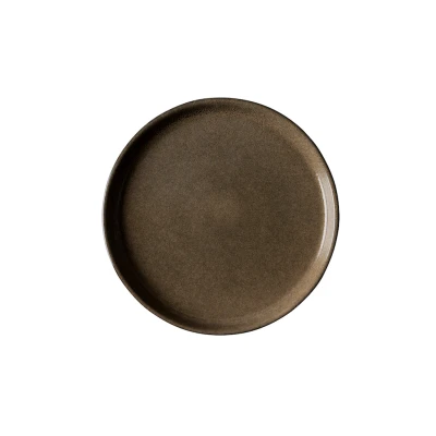 Afbeelding van Serenity Gebaksbord Bruin 18 cm 4 stuks
