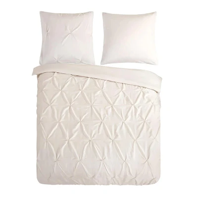 Afbeelding van Dekbedovertrek Chesterfield Zand Luxe 140x200 Cm Anti Allergie &amp; Huisstofmijt Pure Dekbed Discounter.nl
