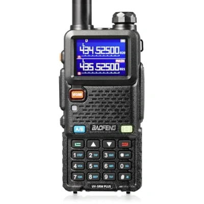 Afbeelding van BAOFENG UV 5RM Plus Multi Band Walkie Talkie, oplaadbare handradio met groot bereik, frequentiekopie, airband, headset, 2500 mAh batterij