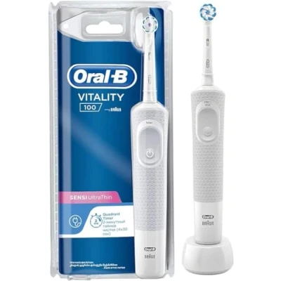 Afbeelding van Oral B Vitality D100.413 Kids Lightyear D100.413.2K Elektrische kindertandenborstel Roterend / oscillerend Wit, Violet