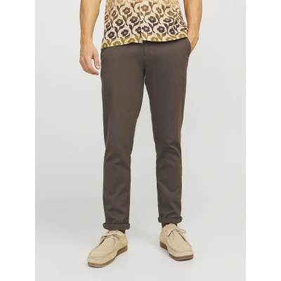 Afbeelding van Jack &amp; Jones Heren Chino Broek JPSTMARCO JJFURY slim Bruin 38W / 34L Volwassenen