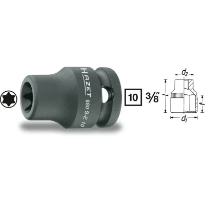 Afbeelding van Hazet 880S E14 Buiten Torx Kracht dopsleutelinzet T 14 3/8 (10 mm)