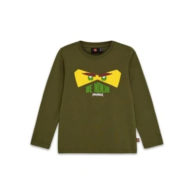 Afbeelding van LEGO LWTANO 703 Shirt met lange mouwen, donkerkaki, 98 voor kinderen, Donkere Khaki.,