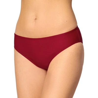 Afbeelding van Merry Style Dames Zwembroek Bikinibroekje Elastische tailleband Polyamide &amp; Elastaan Wijn rood (4242) 46 MS VR Brief 1