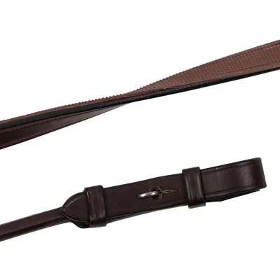 Afbeelding van Montar Teugels Round French Hooks Bruin Full