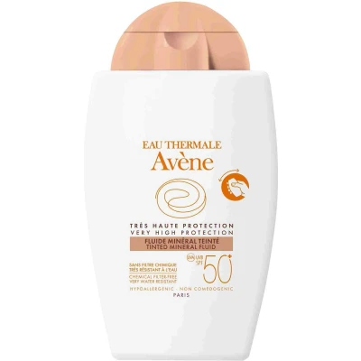 Afbeelding van Avène Zonbescherming SPF50+ Minerale Getinte Fluide (40ml)