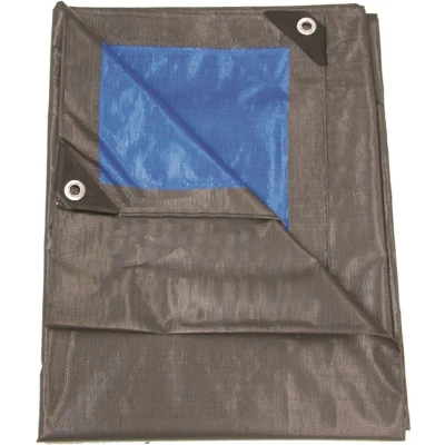 Afbeelding van Dekzeil 210gr/m2 4 x 5 m grijs/blauw