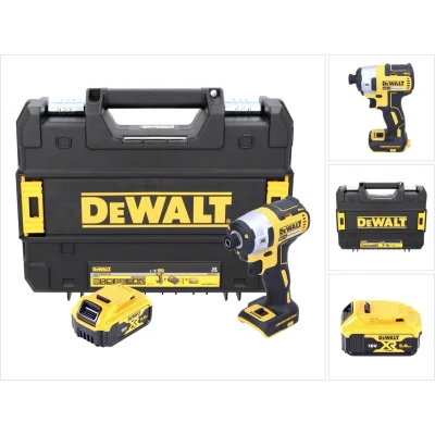 Afbeelding van DeWalt DCF 887 NT accu slagmoersleutel 18 V 205 Nm 1/4&quot; borstelloos + 1x oplaadbare batterij 5.0 Ah TSTAK zonder oplader