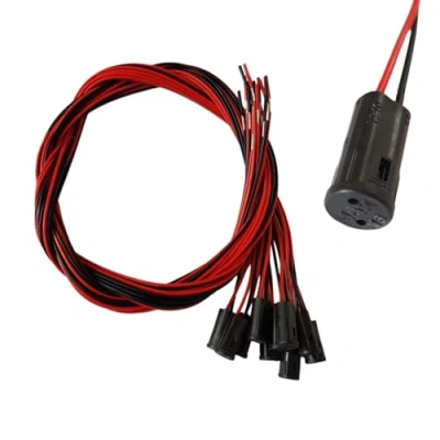 Afbeelding van G4 GU4 GU5.3 LED &amp; halogeen fitting/sokkel voor laagspanningslampen 12V/24V (G4 fitting zwart, 10 stuks)