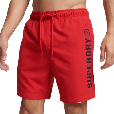 Afbeelding van SUPERDRY Code Core Sport 17 Inch Zwemshorts Heren Risk Red XXL