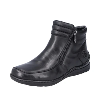 Afbeelding van Rieker Dames 48999 Mode Laarzen, zwart, 36 EU
