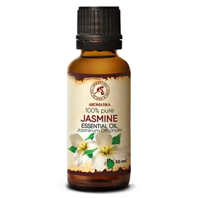 Afbeelding van Jasmijnolie 30ml 100% Puur &amp; Natuurlijk Aromatherapie Geurolie Geurverspreider Ontspanning Toevoegen aan Bad Cosmetica Massage Wellness Aroma Lamp Of Elektrische Diffuser