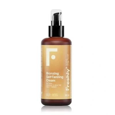 Afbeelding van Freshly Cosmetics Natuurlijke bruiningscrème Bronzing Radiance Self Tanning Cream, 200ml
