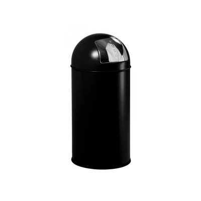 Afbeelding van Afvalbak 40ltr Eko Pushcan zwart