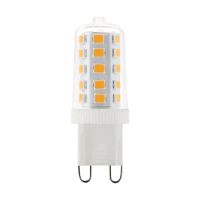 Afbeelding van EGLO G9 LED lamp dimbaar, gloeilamp met steekfitting, steeklamp 3 Watt (30w equivalent), 320 Lumen, lichtbron maïskolf, neutraal wit, 4000 Kelvin, Ø 1,6 cm