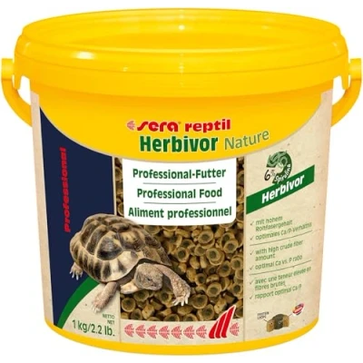 Afbeelding van Sera Reptiel Proffesional Herbivor Nature schildpadvoer leguaan 3800 ml 1 kg