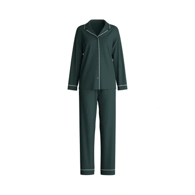 Afbeelding van Calida SET Lovers Pyjama, Dames, Maat: 44/46, Deep emerald green