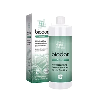 Afbeelding van Biodor Animal Waspoeling 1 liter, geurneutraliserer, geurverwijderaar en reiniger voor de dierenomgeving, enzymreiniger, urine, uitwerpselen andere strenge geuren, vlekverwijderaar reiniging
