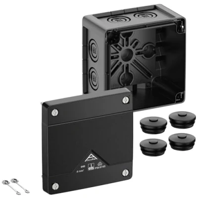 Afbeelding van Spelsberg Abox Pro 040 L/sw Aftakkast (l x b h) 102 70 mm Zwart IP66, IP67, IP69 1 stuk(s)