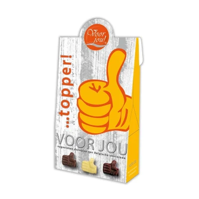 Afbeelding van Voor Jou! Cadeau Doos Young Duimpjes Topper, 100 gram