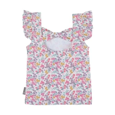 Afbeelding van Sterntaler Zwemshirt met korte mouwen en bloemen ecru