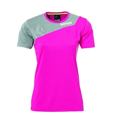 Afbeelding van Kempa Core 2.0 Shirt Dames Magenta Donker Grijs Melange Maat 2XL