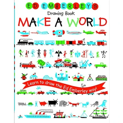 Afbeelding van Ed Emberley Drawing Book Make a World /anglais