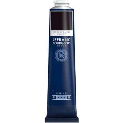 Afbeelding van Lefranc Bourgeois 810087 Fijne olieverf, gladde en sterk gepigmenteerde lichtecht, verouderingsbestendig 150ml Tube, Burnt Umber