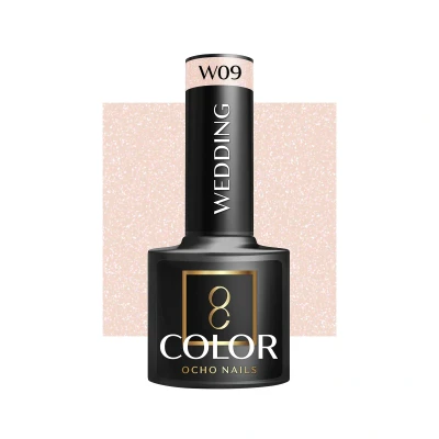 Afbeelding van Ocho Nails W09 Hybride Bruidsnagellak Roze UV Gellak Wedding Nagellak 5 g