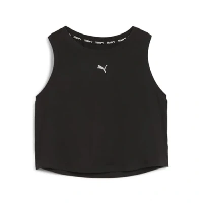 Afbeelding van Puma Cloudspun Sleeveless TANK Short Top, Dames, Maat: Small, Black