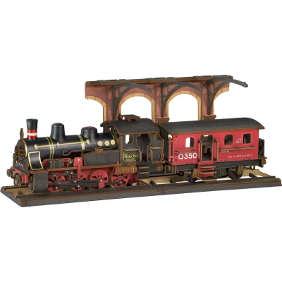 Afbeelding van Robotime Rolife Steam Journey TGS01 Stoomtrein Bouwpakket Knutselen Hobby
