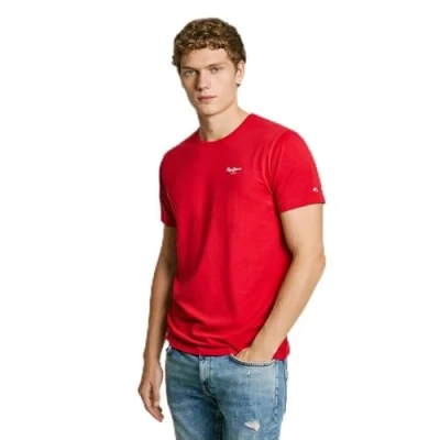 Afbeelding van Pepe Jeans Original Tshirt basic, Heren, Maat: XS, Rugby red