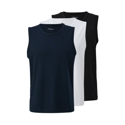 Afbeelding van s.Oliver 3 PACK Top, Heren, Maat: XL, Mehrfarbig