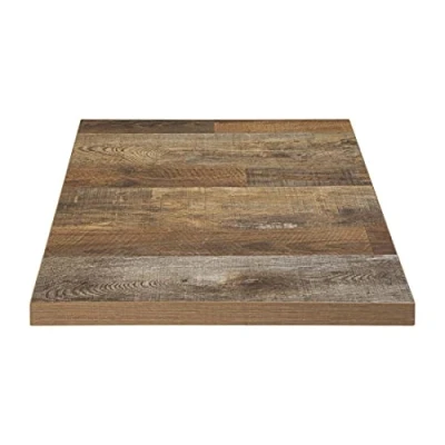 Afbeelding van Bolero vierkant tafelblad Urban Dark 60cm