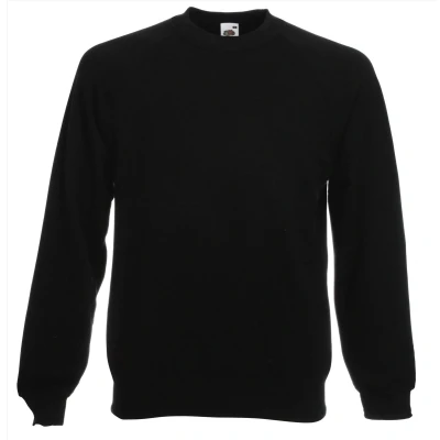 Afbeelding van Fruit of the Loom Classic Raglan Sweater Zwart 3XL