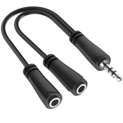 Afbeelding van Hama Audio Splitter 3,5 Mm Jack Stekker 2X 3,5Mm Aansluiting Stereo