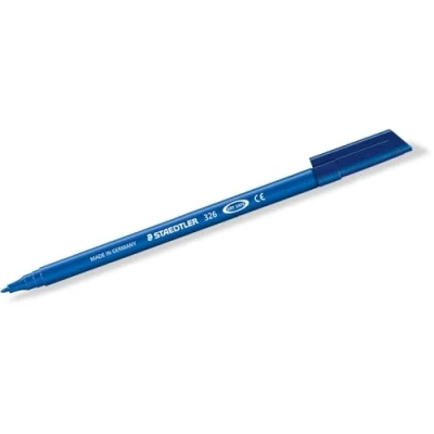 Afbeelding van Staedtler 326, Blauw, 1 mm, Polypropyleen (PP), Inkt op waterbasis