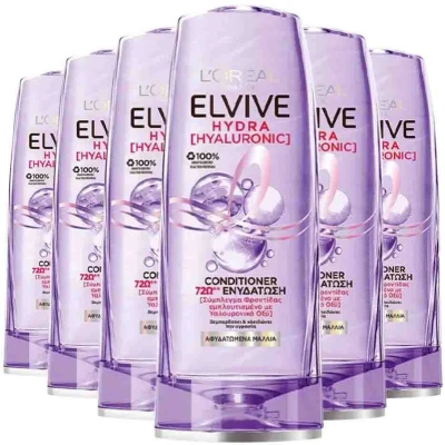 Afbeelding van 6x L&#039;Oréal Elvive Hydra Hyaluronic Conditioner 300 ml