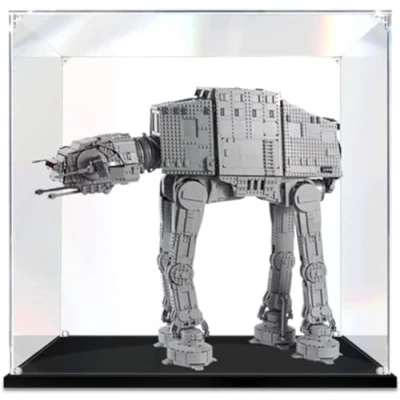 Afbeelding van Acryl Vitrine Compatibel Met Lego 75313 AT Armored Walker, Stofdichte Displaybox Voor (Alleen Vitrine, Zonder Set) A,2mm