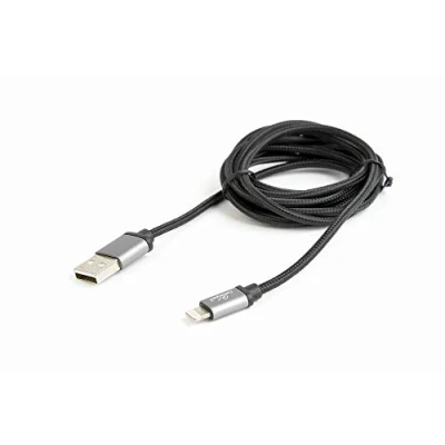 Afbeelding van 8 Pin laad &amp; datakabel 1.8 meter zwart