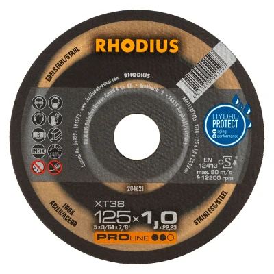 Afbeelding van RHODIUS XT38 DOORSLIJPSCHIJVEN 125 X 1,0 MM, 25 STUKS