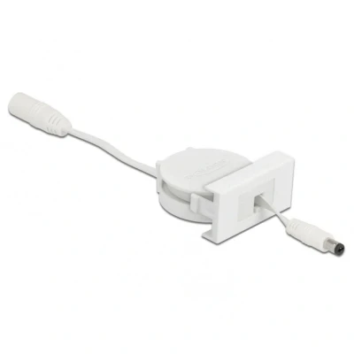 Afbeelding van Delock Easy 45 Modul Power Ausrollkabel DC 5,5 x 2,1 mm Buchse / Steck