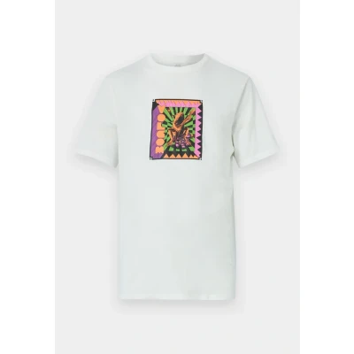 Afbeelding van Volcom DOOM FROG Tshirt print, Heren, Maat: Small, Off white