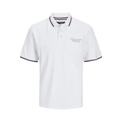 Afbeelding van JACK &amp; JONES Jprbluarchie Ss Polo Sg Poloshirt voor heren, wit (bright white), L