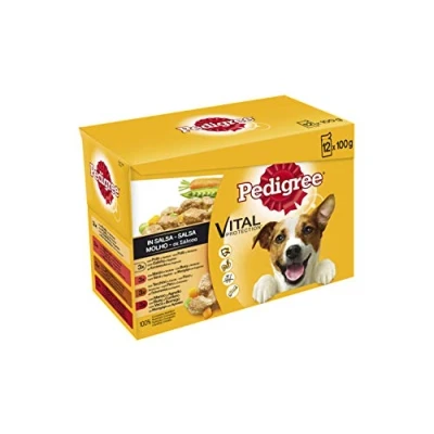 Afbeelding van Pedigree Nat Hondenvoer Multipack Gemengde Smaken In Saus 12100